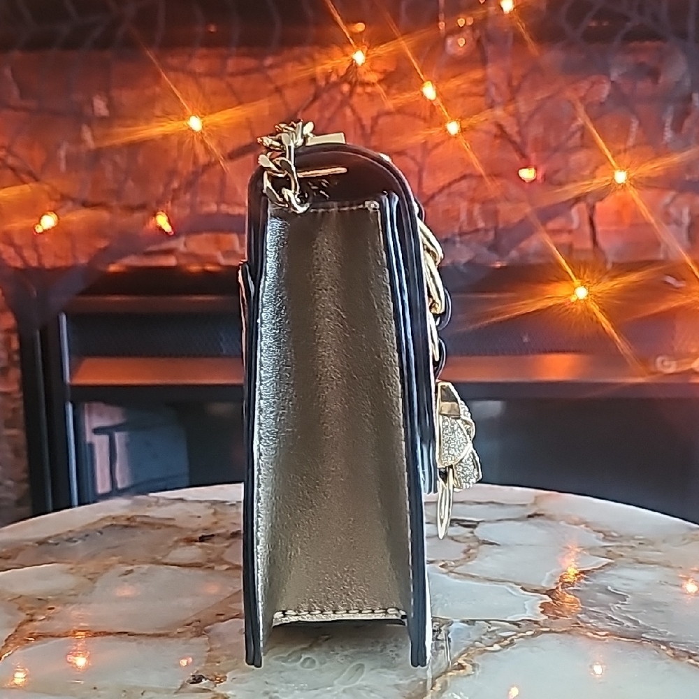 Aldo Leopard and Gold Accent Crossbody Bag - Picture 4 of 9